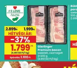 Spar Gierlinger Premium bacon ajánlat