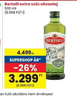 Spar Bertolli extra szűz olívaolaj ajánlat