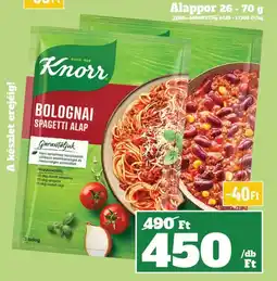 Family Diszkont KNORR BOLOGNAI SPAGETTI ALAP ajánlat