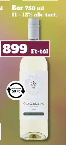 Family Diszkont ŐS TÖRI ŐS Olaszrizling bor ajánlat