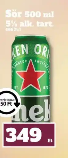Family Diszkont HEINEKEN Sör ajánlat