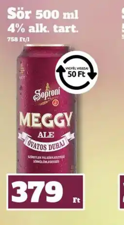 Family Diszkont Soproni Meggy Ale Sör ajánlat