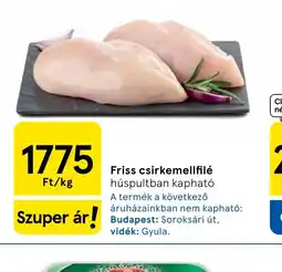 Tesco Friss csirkemellfilé ajánlat