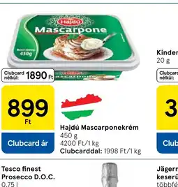 Tesco Hajdú Mascarponekrém ajánlat