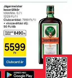Tesco Jägermeister keserűlikőr ajánlat
