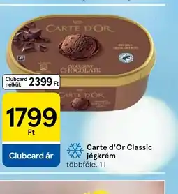 Tesco Carte d'Or jégkrém ajánlat