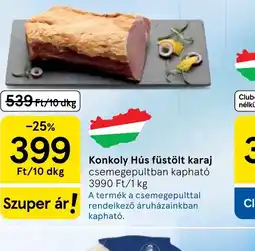 Tesco Konkoly Hús füstölt karaj ajánlat