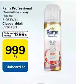 Tesco Rama Professional Cremefine spray ajánlat