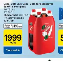 Tesco Coca-Cola üdítőital ajánlat
