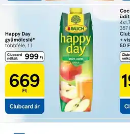 Tesco RAUCH Happy Day gyümölcslé ajánlat
