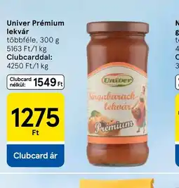 Tesco Univer Prémium lekvár ajánlat