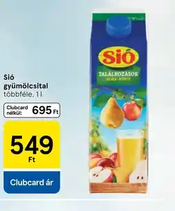 Tesco SI gyümölcsital ajánlat