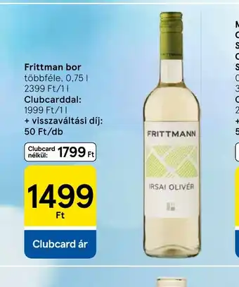 Tesco Frittmann bor ajánlat