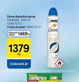 Tesco Dove dezodorspray ajánlat