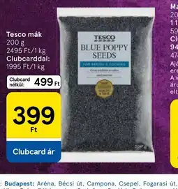 Tesco Tesco mák ajánlat