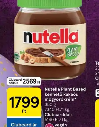 NUTELLA Plant Based mogyorkrém