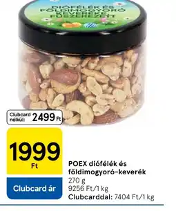Tesco POEX difélék és földimogyor-keverék ajánlat