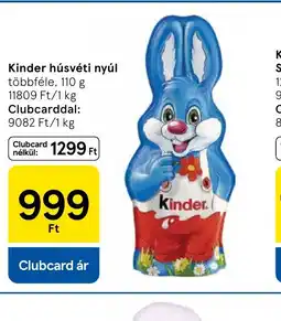 Tesco Kinder húsvéti nyúl ajánlat