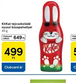 Tesco KitKat tejcsokoládé nyuszi ajánlat