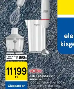 Tesco SOLAC 3 in 1 kézimixer ajánlat