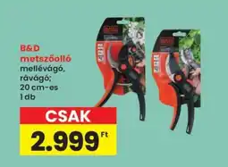 Interspar B&D metszőolló ajánlat