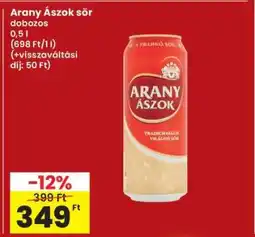 Interspar Arany Ászok sör ajánlat