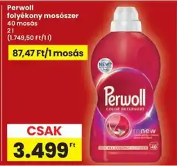 Interspar Perwoll folyékony mosószer ajánlat