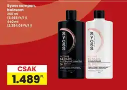 Interspar SYOSS Sampon / balzsam ajánlat