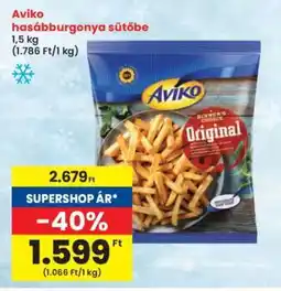 Interspar Aviko hasábburgonya sütőbe ajánlat