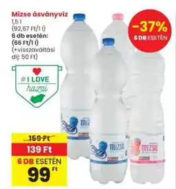 Interspar Mizse ásványvíz ajánlat
