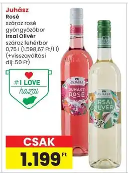 Interspar Juhász Rosé & Irsai Olivér ajánlat