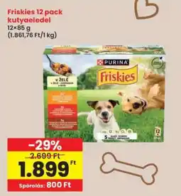 Interspar Friskies 12 pack kutyaeledel ajánlat