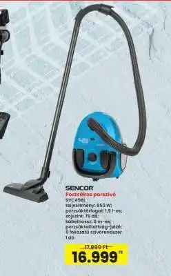 Interspar SENCOR Porzsákos porszívó ajánlat