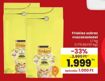 FRISKIES Száraz macskaeledel