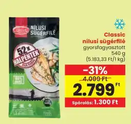 Spar CLASSIC Nílusi Sügérfilé ajánlat