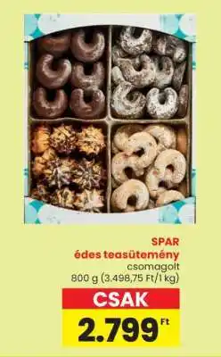 Spar SPAR édes teasütemény ajánlat