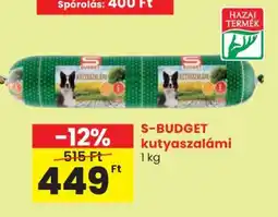 Spar S-BUDGET kutyaszalámi ajánlat