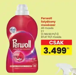 Spar Perwoll folyékony mosószer ajánlat