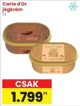Spar CARTE D'OR Jégkrém ajánlat