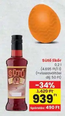 Spar Sütő Likőr ajánlat