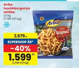 Spar Aviko hasábburgonya sütőbe ajánlat