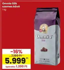 Spar Omnia Silk szemes kávé ajánlat