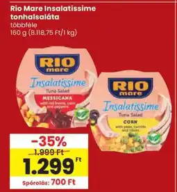 Spar RIO MARE Insalatissime tonhalsaláta ajánlat