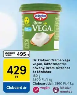 Tesco DR. OETKER Creme Vega ajánlat