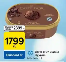 Tesco Carte d'Or Classic jégkrém ajánlat