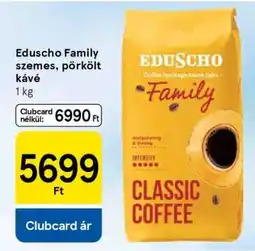 Tesco Eduscho Family szemes, pörkölt kávé ajánlat