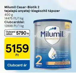 Tesco MILUMIL CESAR-BIOTIK 2 TEJALAPÚ ANYATEJ-KIEGÉSZÍTŐ TÁPSZER ajánlat