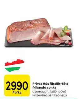 Tesco Privát Hús füstölt-főtt frikandó sonka ajánlat