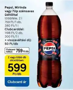 Tesco Pepsi, Mirinda vagy 7up szénsavas üdítőital ajánlat