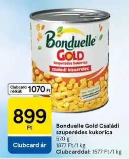 Tesco Bonduelle Gold Családi szuperédes kukorica ajánlat